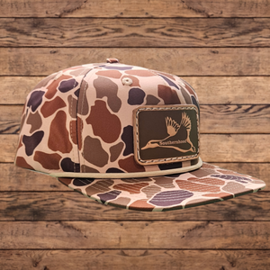 Leather Duck Patch, Classic Duck Camo Rope Hat