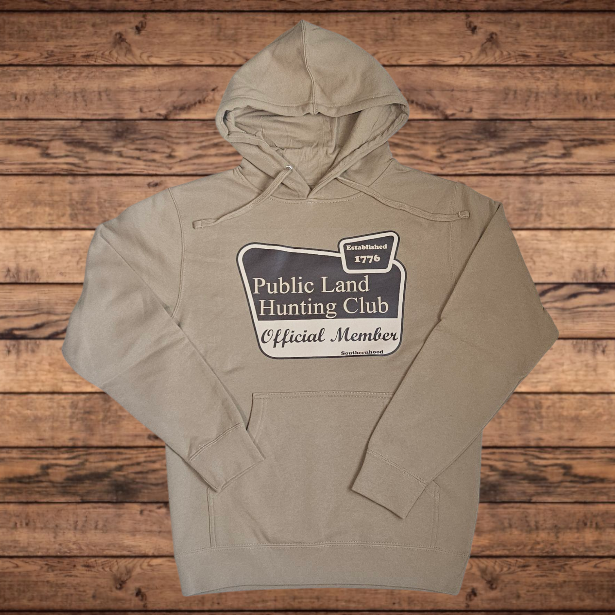 Public Land, Hunting Club Hoodie, Khaki