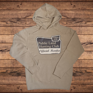 Public Land, Hunting Club Hoodie, Khaki