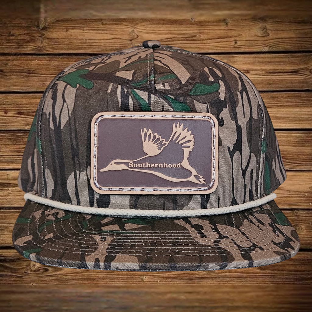 Leather Duck Patch, Classic Bottom Land Rope Hat