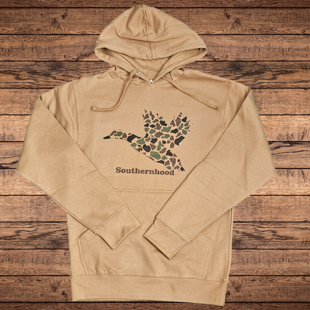 Camo Duck Hoodie, Khaki