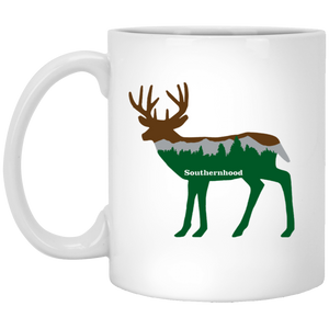 Deer Woods, 11 oz. White Mug
